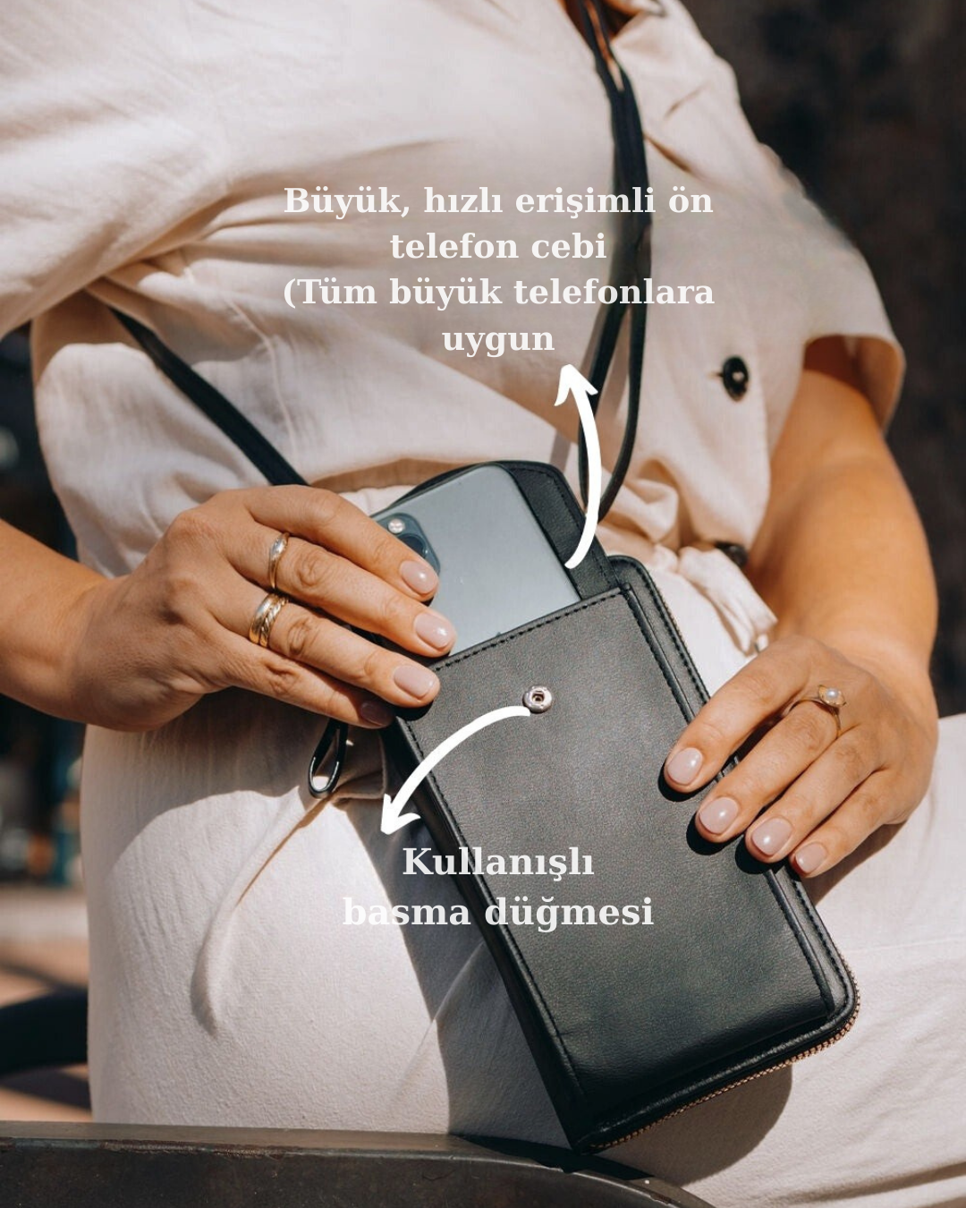 Çapraz Askılı Cüzdan